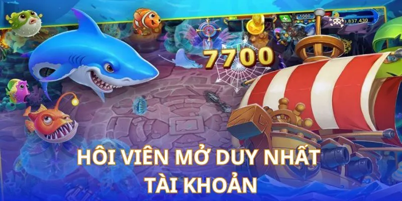 Hội viên chỉ được sở hữu duy nhất tài khoản banca 30